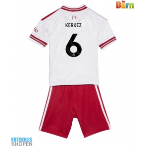 Billiga Liverpool Milos Kerkez #6 Bortatröja Barn 2026-27 Kortärmad (+ Korta byxor)